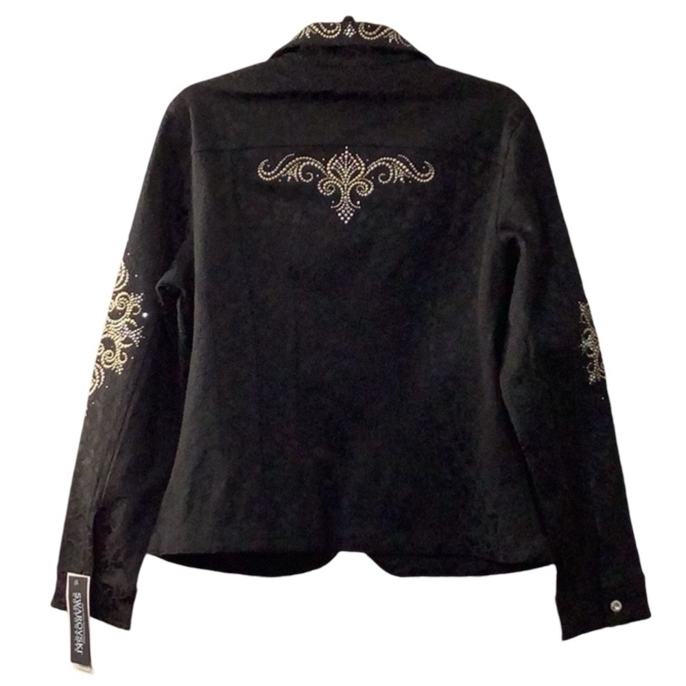 Christine Alexander Black Rhinestone Jacket - Picture 3 of 13